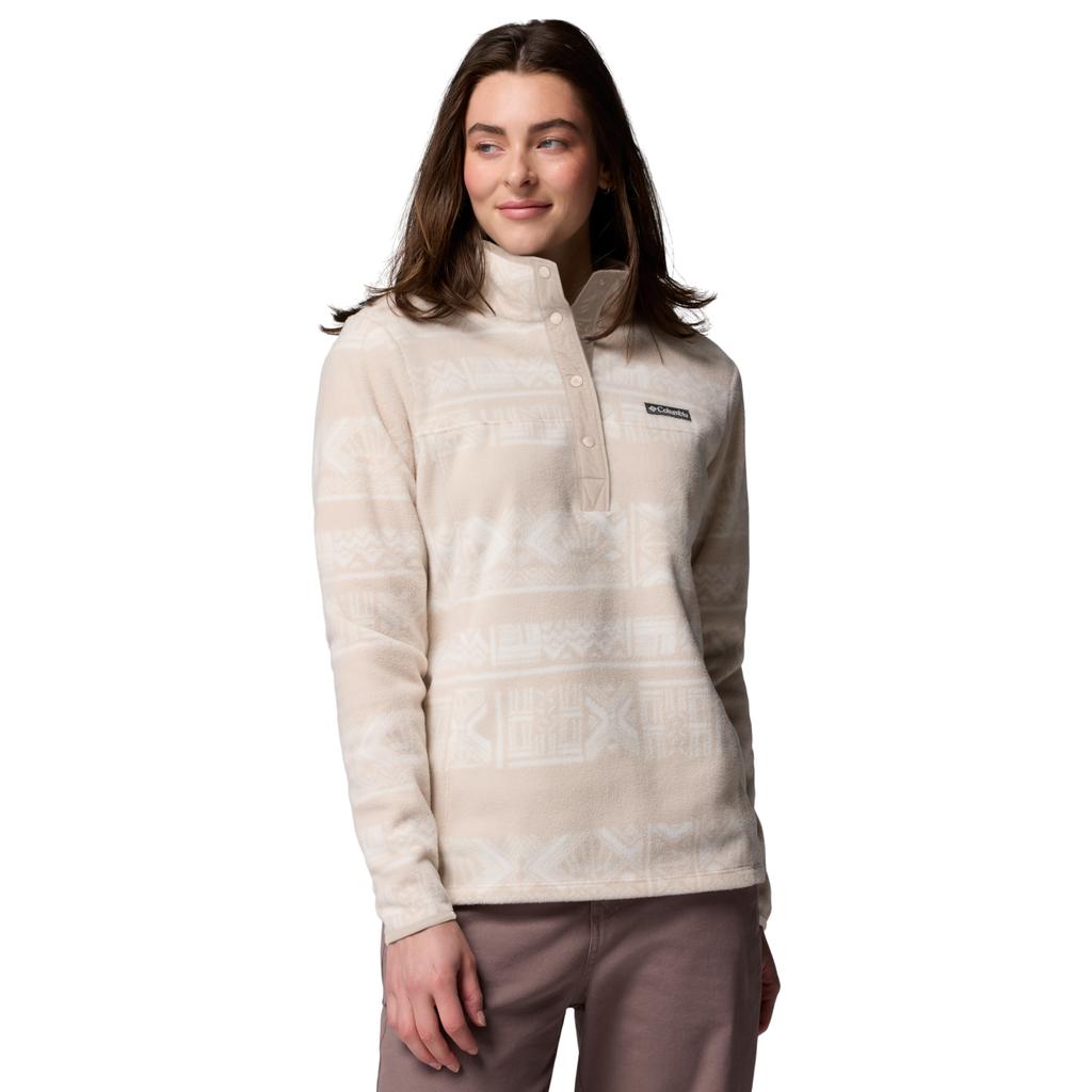Columbia Benton Springs Full Zip Fleece, Womens Beige Fleece