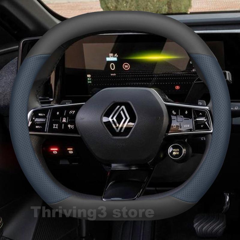 DAPO3 Кожаная Накладка на Руль Автомобиля Для Renault Austral e-tech Hybrid 2022-2026 Авто Руль Аксессуары Renault Austral