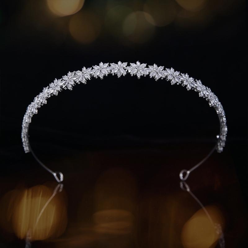 Versatile Silver Colored Festival Headpiece Blending Modern Five Point Style And Traditional Floral Details