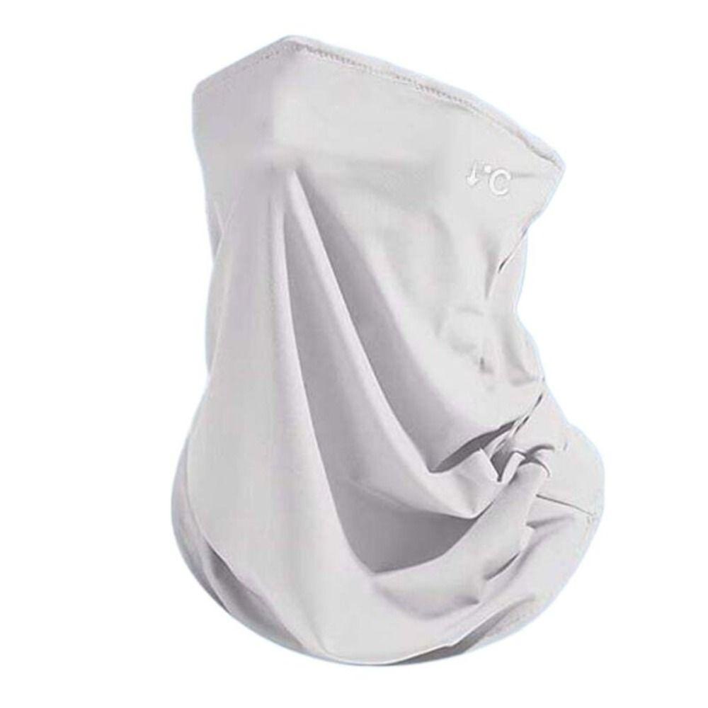 Neck Protection Sun Protection Mask Quick Drying Sunscreen Veil New Ice Silk Mask  Unisex
