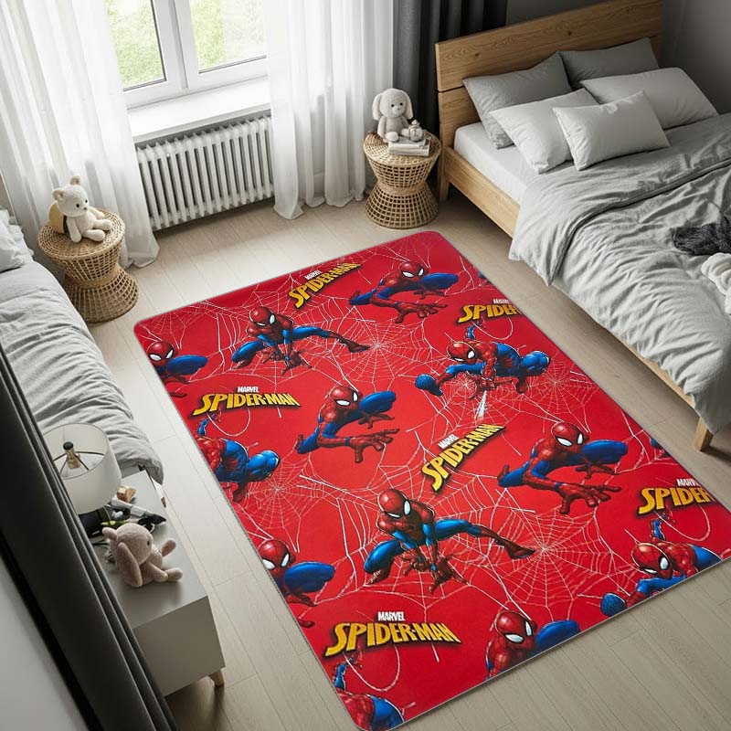 Spider-Man Superhero Rug, Bedroom Rug, Doormat,Living Room Rug, Bedside Carpet, Computer Chair Mat, Birthday Christmas Gift.