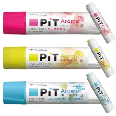 Клей-карандаш Tombow Pencil PiT High Power Aroma Stick Быстросохнущий Размер S 6 штук x 2 (Ароматизированный) (Сильный, Адгезия) (10г) (по 3 штуки) HCA-613AZ