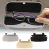 Car Sun Visor Glasses Frame Multifunctional Portable Sunglasses Storage Car Box Universal Accessories Interior C9K9