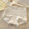 Женские новые хлопковые антибактериальные трусы-слипы треугольной формы со средней посадкой, дышащие, с удлиненной хлопковой ластовицей, для весны и осени