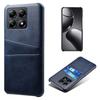 For Xiaomi 14T Case Dual Card Slots PU Leather+Hard PC Phone Cover