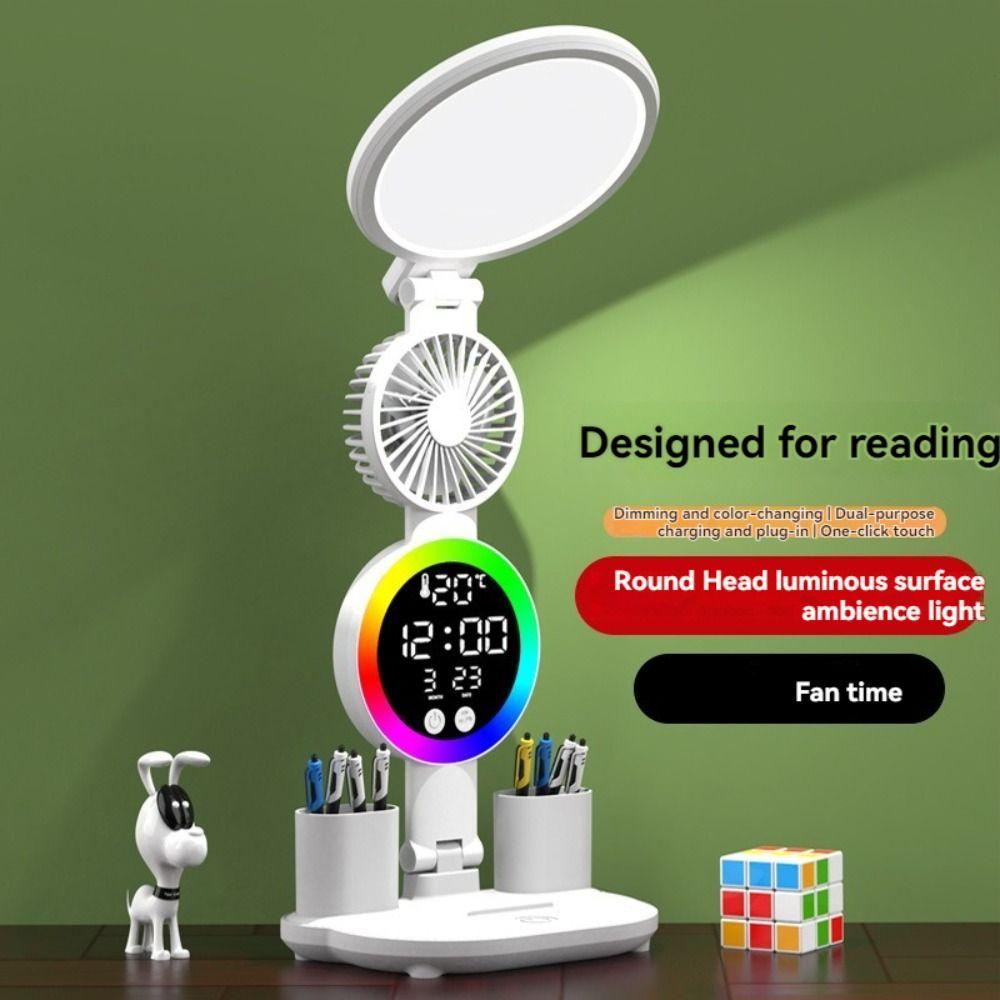 3 Colors LED Table Lamp USB Led Bedside Lamp Office Desk Study Lamp Penholder Desk Lamp Student