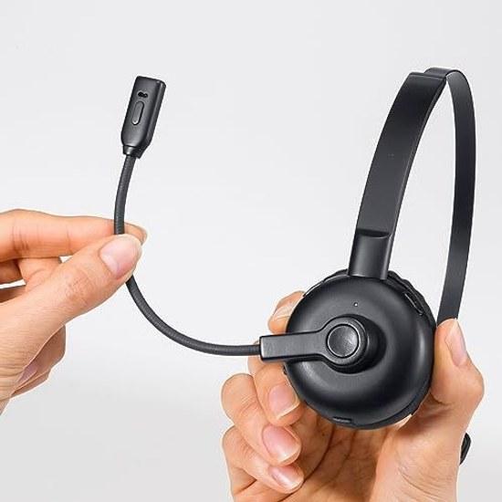 SANWA SUPPLY Headset MM-BTMH67BK