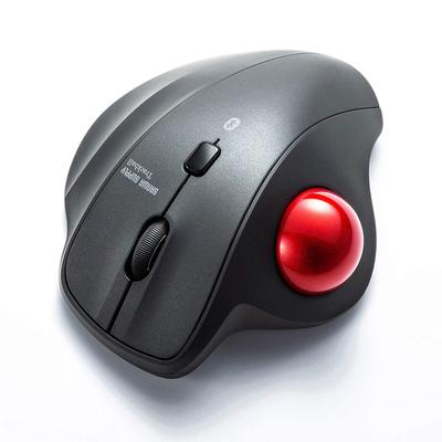 Sanwa Supply Bluetooth Трекбол, Тихий, 3-кнопочный, Оптический, MA-BTTB130BK