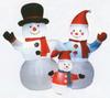 Christmas Air Display M Family Snowman WG-3532