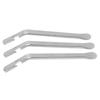 3Pcs Bike Tire Levers Stainless Steel High Hardness Light Weight Ergonomic Design Rounded Corner Durable Tire Spoons