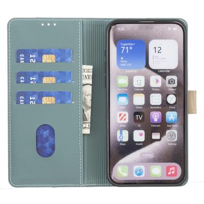 BINFEN COLOR BF33 для TECNO Spark 30C 5G/Pop 9 5G Кожаный Чехол Цветная Вставка Блокировка RFID