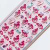Милые Аниме Хелло Китти Куроми Синнаморолл 3D Стикеры Sanrio Прозрачные Гелевые Кристальные Декоративные Стикеры Чехол для Телефона DIY Детская Игрушка