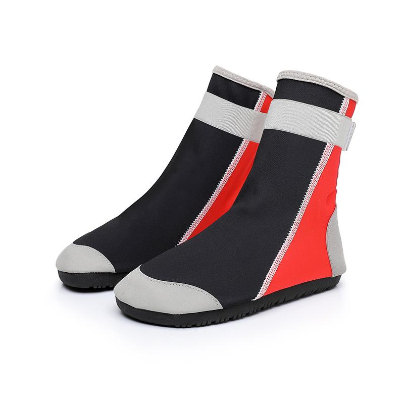 Обувь для воды для детей, для мальчиков и девочек, быстросохнущая, нескользящая, дышащая, аква-носки, с принтом, высокие сапоги, обувь для плавания, для пляжа, бассейна