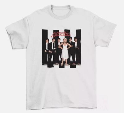 Футболка Blondie Parallel Lines, Белая, Размеры S-5XL. Унисекс футболка для любителя музыки