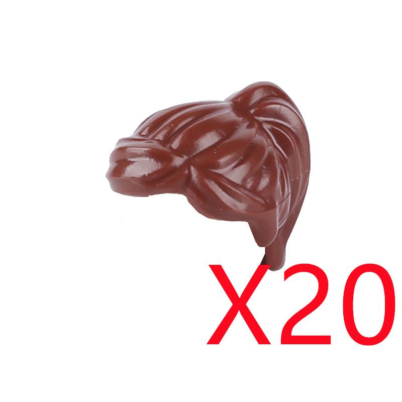 MOC Городские строительные блоки Части тела фигурок Креативные аксессуары Длинные волосы Коричневые Черные Золотые Мини-кирпичики Совместимая игрушка Подарок k030