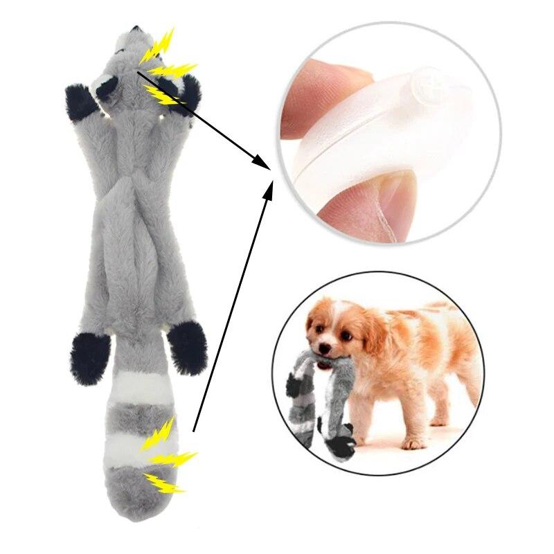 Плюшевые игрушки для домашних собак Пищащий пингвин Корова Лев Формы Интерактивные Игрушки для щенков Собака Жевать Пищащие Свистящие Вовлеченные Белка Игрушки для домашних животных