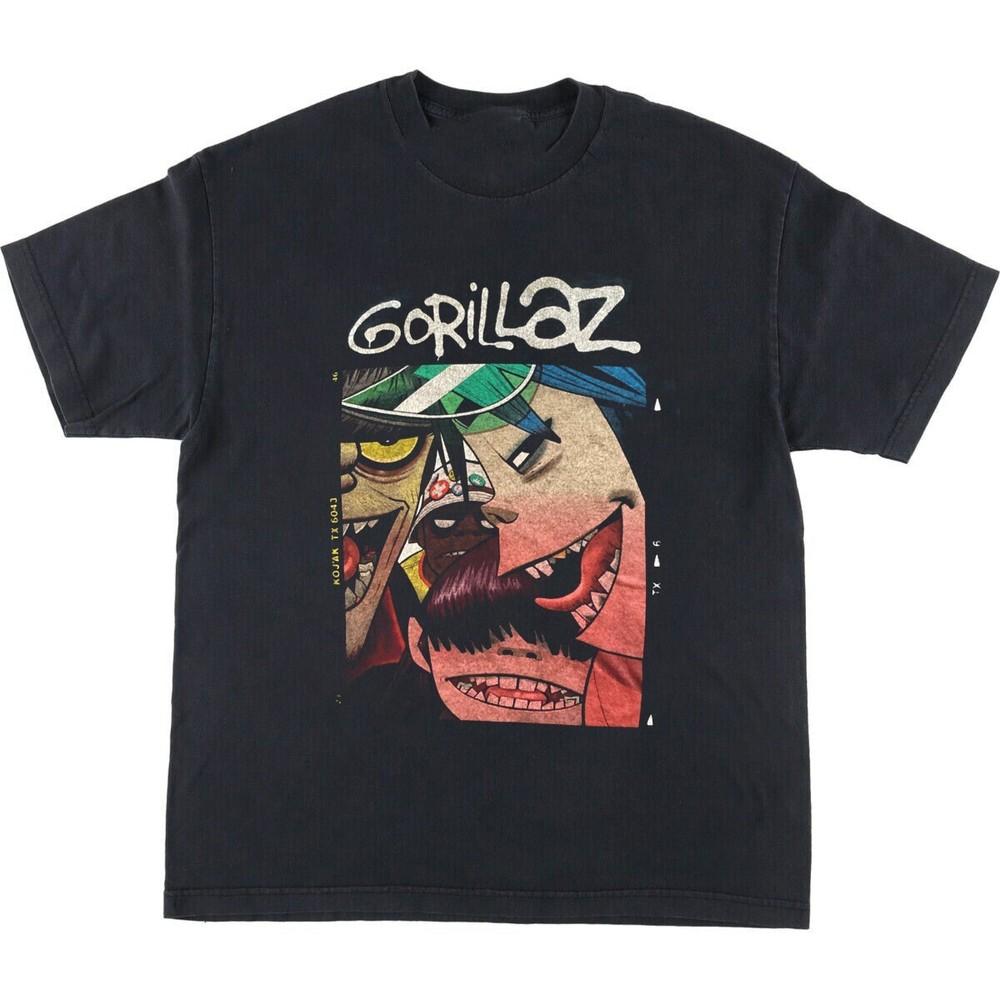 Новая футболка унисекс с группой Gorillaz, Подарок для фанатов, Размеры S-5XL, Артикул BS317
