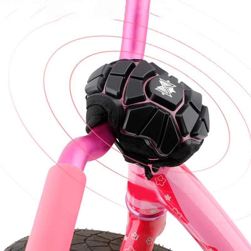 Silicone Chest Protector Adjustable Stem Cover Cycling Accessory Anti-impact Padding for Helmet for Scooter for Children