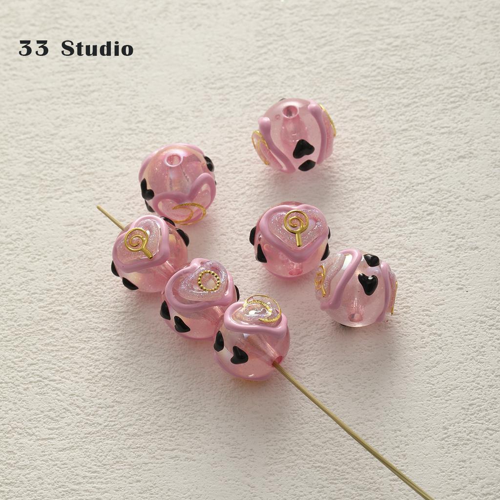 Тяжелая специальная дрель, бусины с ручной росписью, аксессуары «сделай сам», комплект материалов, цепочка для мобильного телефона, автомобильный кулон, бусины-проставки, браслет