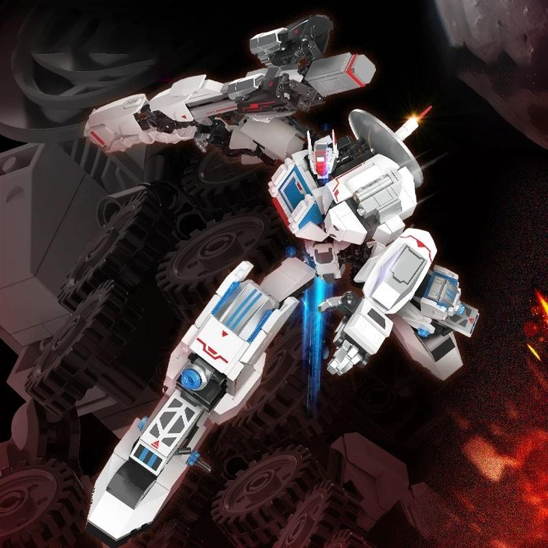 F5-A0013 building blocks mecha deformation robot toy, mecha toy ornaments model assembly, children's assembly toy birthday gift