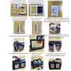 Protective 3D Rotating Photocard Holder Transparent Photo Album Card Display Rack  Home Decor