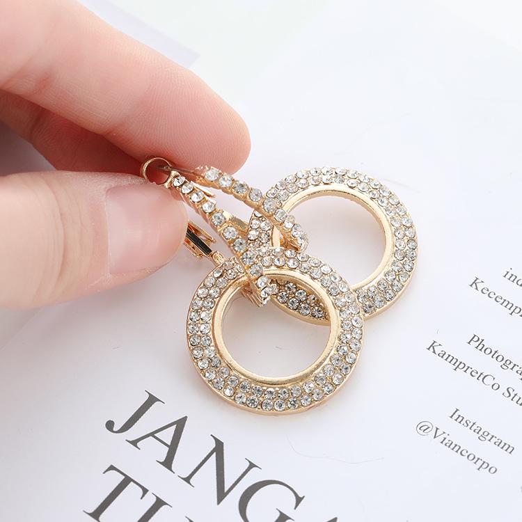 Модные круглые серьги-гвоздики для женщин, геометрические круглые простые серьги, женские ювелирные аксессуары MIT