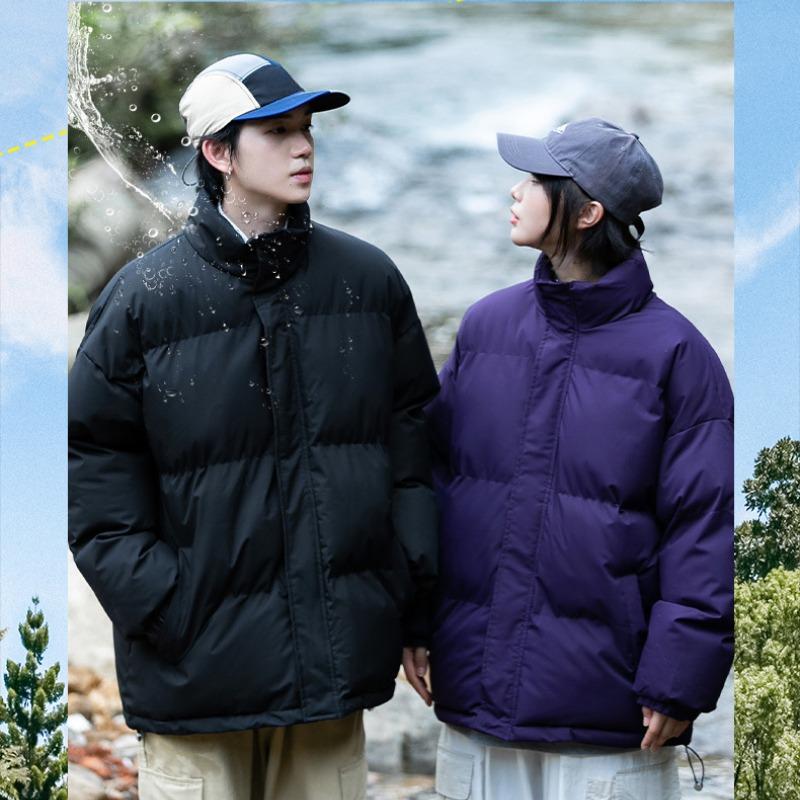 Зимние куртки Легкие теплые наполнители из утиного пуха Утепленные утепленные ветрозащитные водонепроницаемые спортивные хлопковые пальто и бархатные куртки