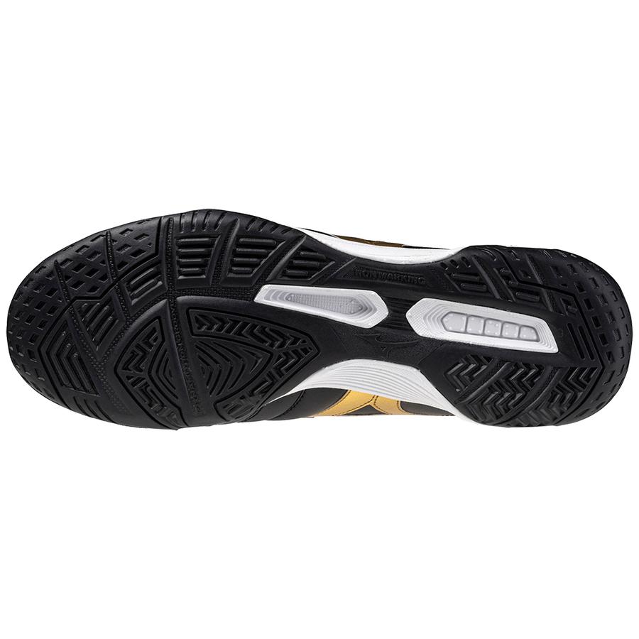Footwear Mizuno Black / Gold / Dark Shadow Morelia Sala Classic In