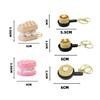 Calming Keychain Keys Finger Button Anti-Stress Toys Rabbit Cake Heart Waffles Funny Decompression Gifts For Children Adults