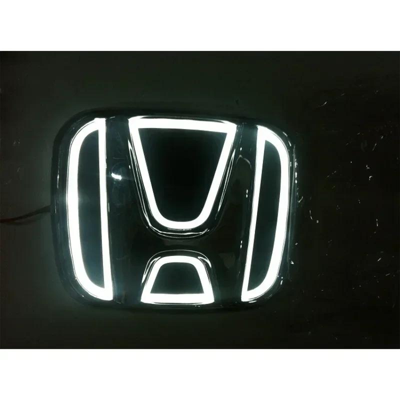 CFXCS1 5D Car Rear LED Emblem Light Badge Sticker for Honda Logo Fit Civic Accord Odyssey Pilot CRV XRV City Auto Decals Accessories AA