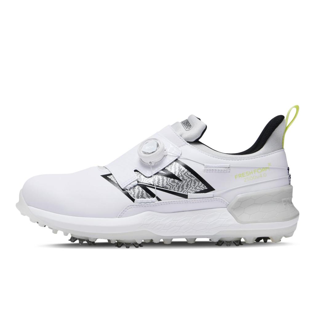 Golf Shoes FRESH FOAM 2500 UGB2500 Fresh Foam BOA Boa Cm 2E [New Balance] B(WHITE/BLACK) 25.5