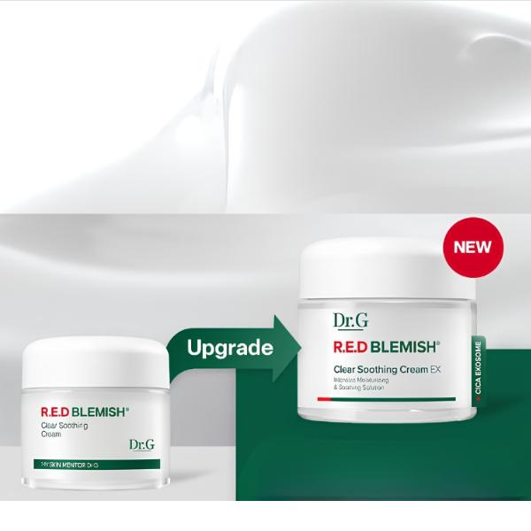 Dr.G Успокаивающий крем для проблемной кожи Red Blemish Clear EX 70 мл