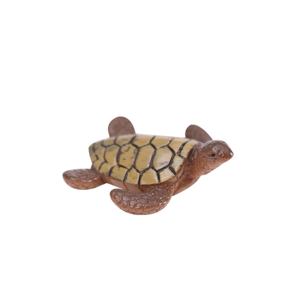 Sea Turtle Model Landscape Prop Landscape Flowerpot Decoration Mini Sea Turtle Layout Prop