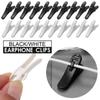20pcs 3cm Plastic Accessories Organization Holder Nip Clamp Cable Wire Clip Headphone Earphone Clips