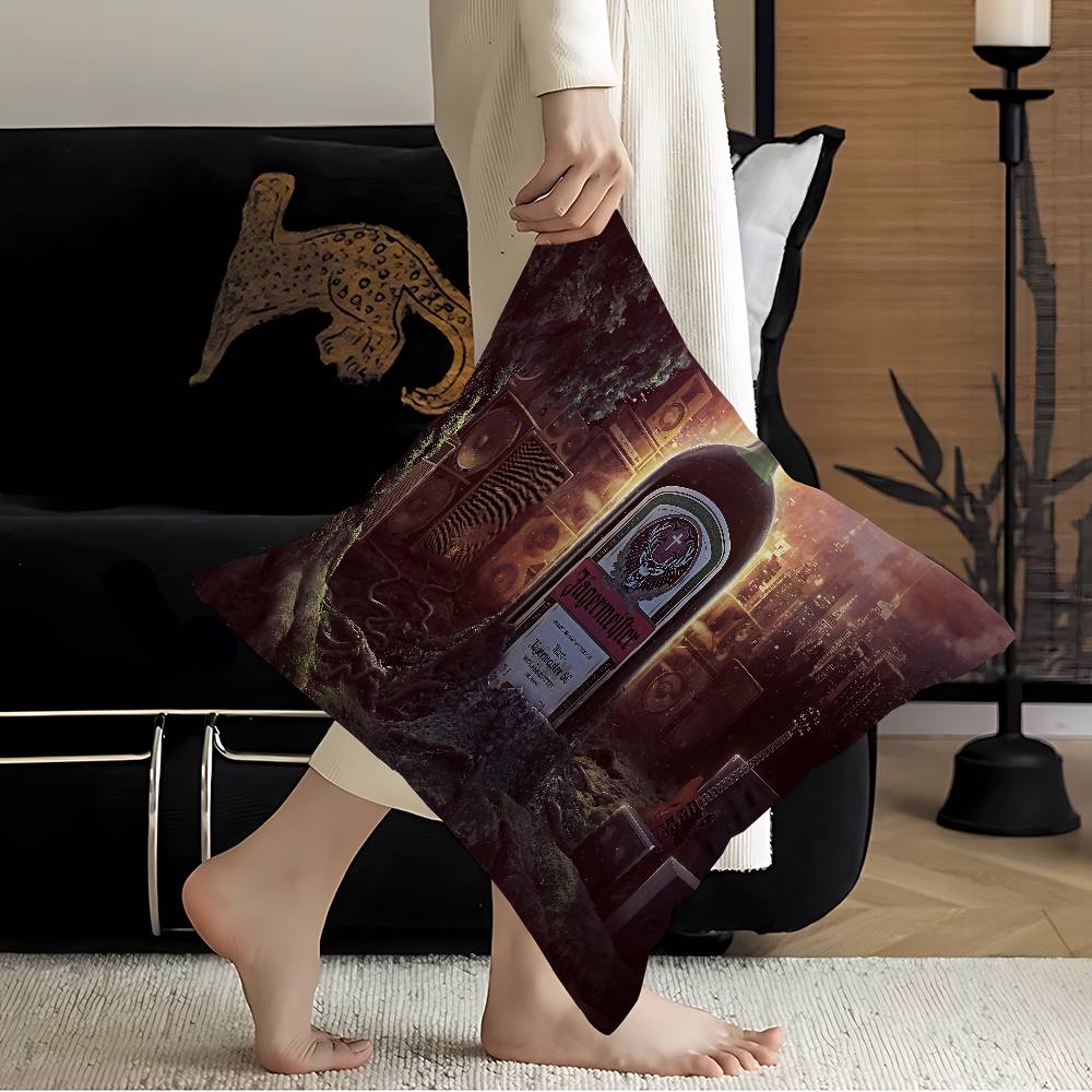 Jagermeisters Logo Pillow Cover Sofa Cushion Cover Home Room Decoration Children Gift