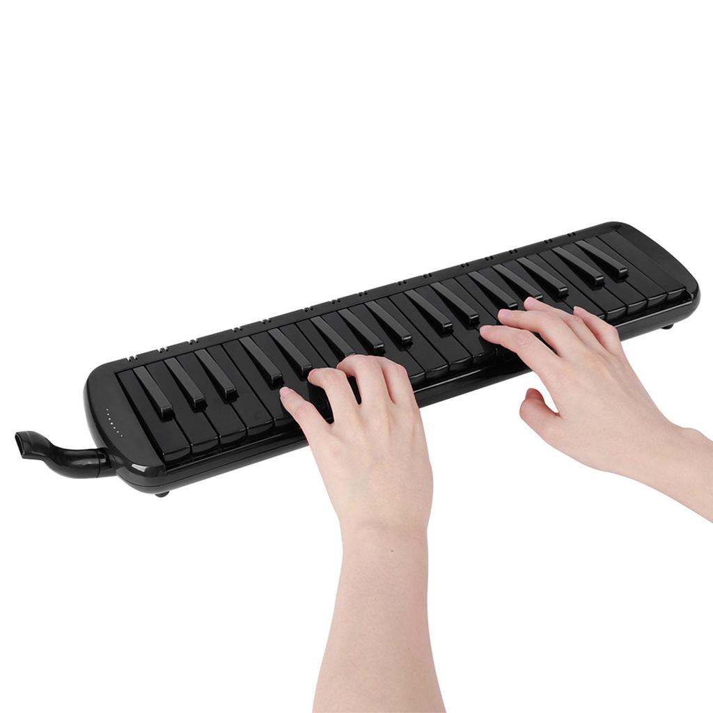 Музыкальный инструмент Melodica 37 Key Wind, подходящий для сумки для начинающих F37s(черный )