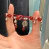 Браслет Miaojiang Girl~ New Year's Blessing Brand Safety Lock Bell Braided Red Rope Bracelet Niche Exquisite 2025 Bracelet