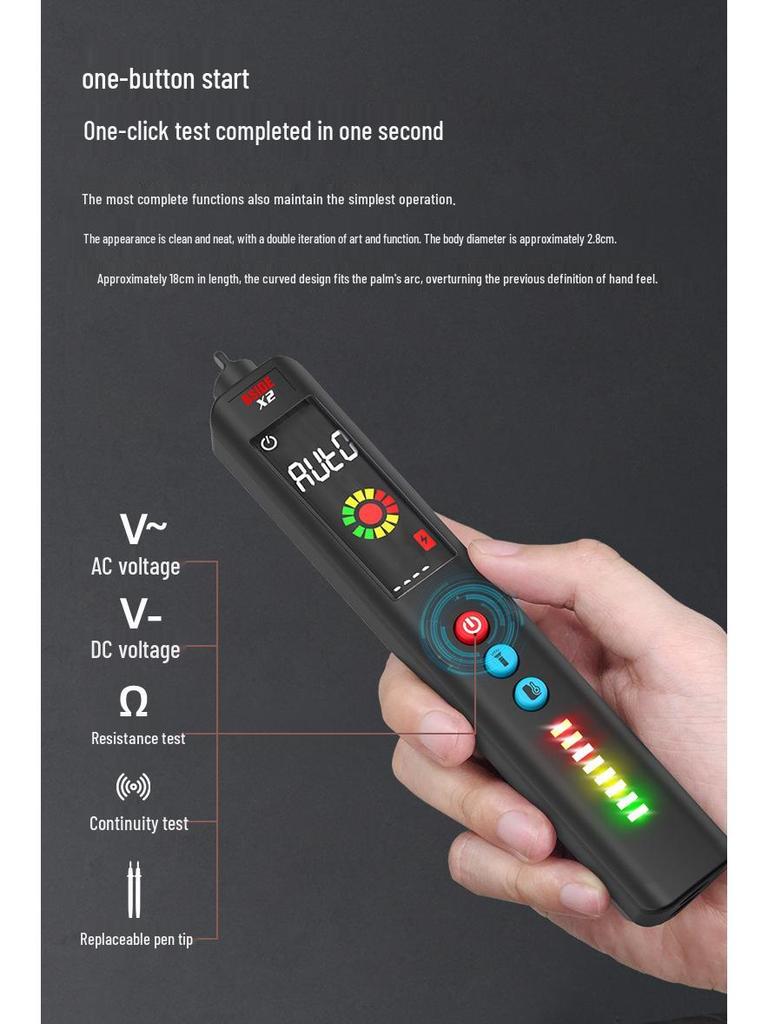 BSIDE Aimers X2 Умный инфракрасный термометр и мультиметр с индукционной электрической ручкой