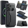 MAGKING K3 Series For Samsung Galaxy S25 FE Case Compatible with MagSafe Wallet PC+TPU+PU Phone Cover