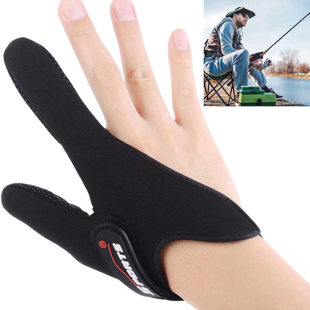 Hot Non-Slip Sport Anti-Slip Breathable Double Finger Fishing Gloves
