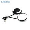 LMoDri Аксессуары для мотоциклов Зеркало заднего вида Светоотражающее зеркало M8 Ретро Винтаж Круглые зеркала HD Стеклянная сторона