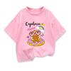 Summer New Trend Capybara Printing Cute Children's Short-Sleeved T-Shirt Cute Comfortable Versatile Boy and Girl T-Shirt