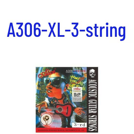 Alice A306SL/A306XL Acoustic Guitar Strings Set (1 to 6)