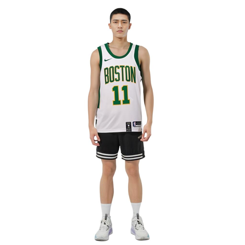 Nike NBA 18-19 Kyrie Irving Basketball Jersey 'White Green' Men's AJ4596-101