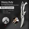 Kitchen Scissors Chicken Bone Kitchen Shears Duck Fish Cutter Stainless Steel Scissors Scale Clean Cook Scissors Knife