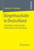 Книга Burgerhaushalte In Deutschland : Individuelle Und Kontextuelle Einflussfaktoren Der Beteiligung