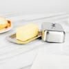 Коробка для масла из нержавеющей стали с крышкой, герметичная масленка для столешницы, холодильника, поднос для хранения сливочного сыра