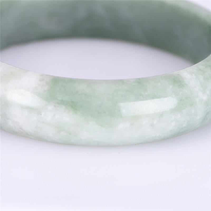 Элегантный браслет из натурального зеленого нефрита с драгоценными камнями, браслет, ювелирные изделия ручной работы