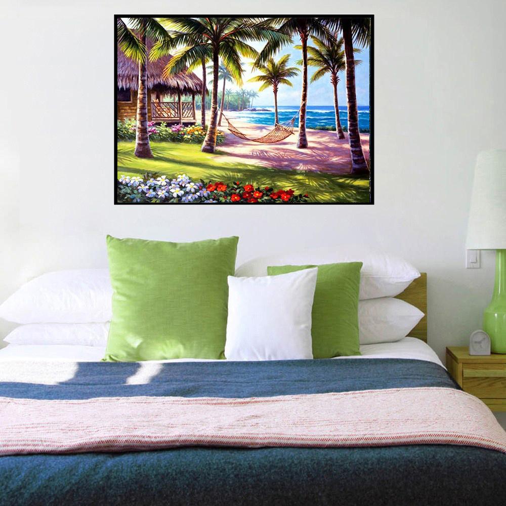 5D алмазная живопись пейзаж животное картина круглый комплект ювелирных изделий для вышивания замок полная мозаика дизайн ремесла домашний декор подарок