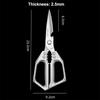 The Ultimate Poultry Kitchen Shears One Tool for Cutting Whole Chicken Fish or Duck Durable Sharp Easy to Clean5